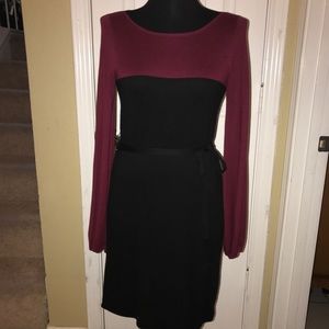 A classy sweater dress